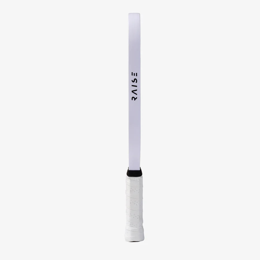 RAQUETA PICKLEBALL WAVE PATRÓN NEGRO CON BLANCO